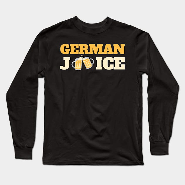 German Juice Long Sleeve T-Shirt by CityNoir